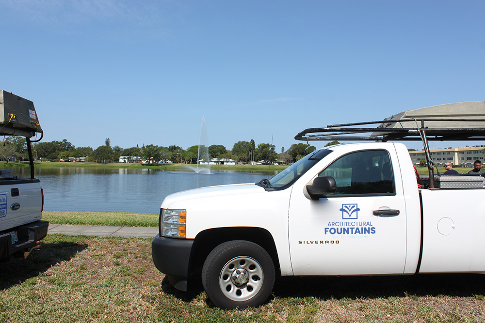 Arch Fountain Truck