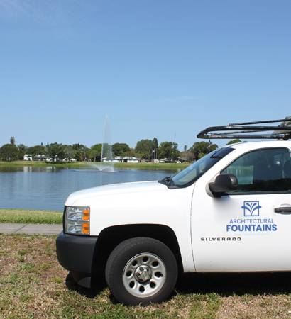 Arch Fountain Truck